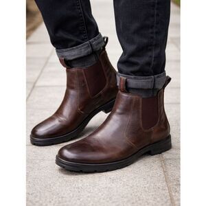 WindRiver Men's Back Forty Leather Chelsea Boots - Like New